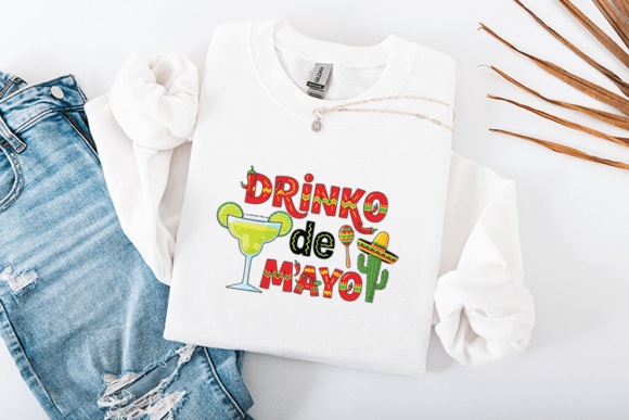 Drinko De Mayo Funny Fiesta Party Graphics for Crafts