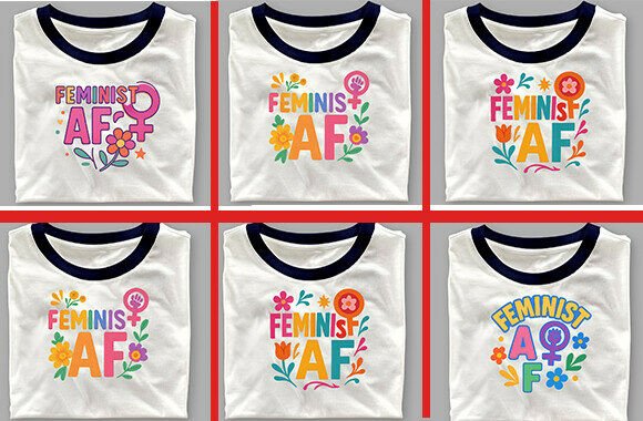 Feminist AF SVG Bundle for Graphics and Crafts