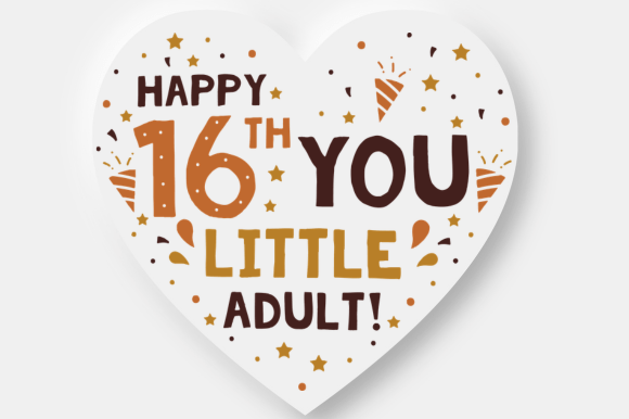 Funny 16th Hanging Heart Card Review