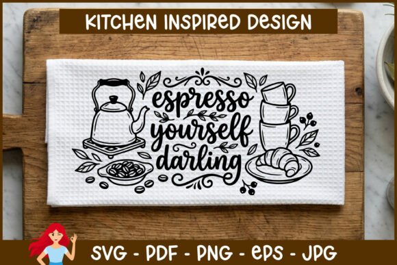 Funny Farmhouse Baking Towel Design for Crafts and Graphics