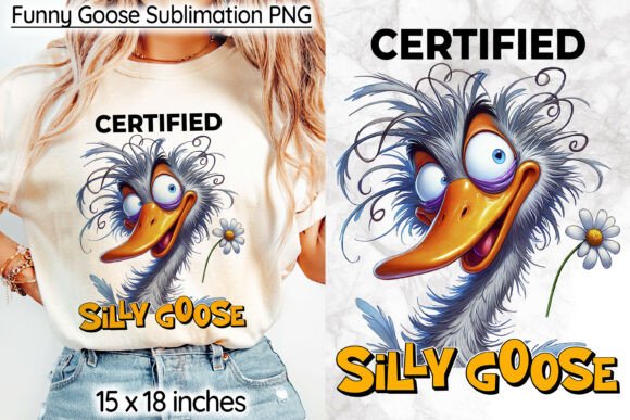 Funny Goose Sublimation, Sarcastic PNG for Crafts and Graphics