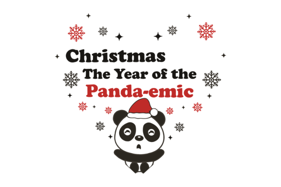 Funny Quarantine Christmas Heart Bauble Graphics
