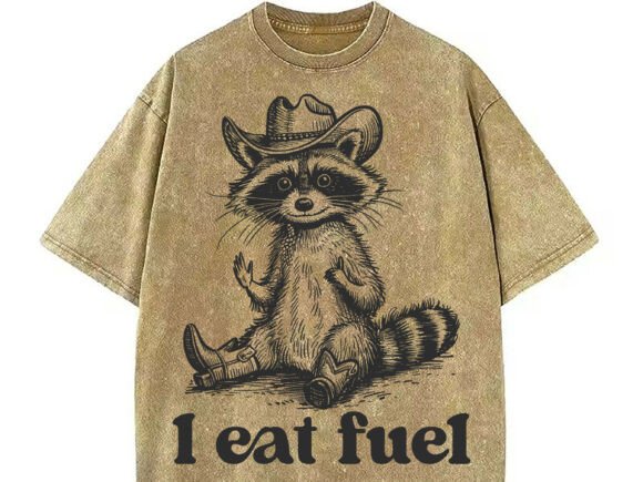 Funny Raccoon Sarcastic Meme T-shirt Graphics for Crafts