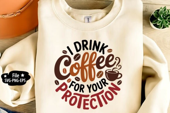 I Drink Coffee SVG for Crafts and Graphics
