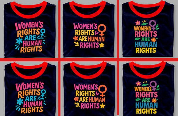 Women’s Rights Are Human Rights SVG Bundle for Crafts